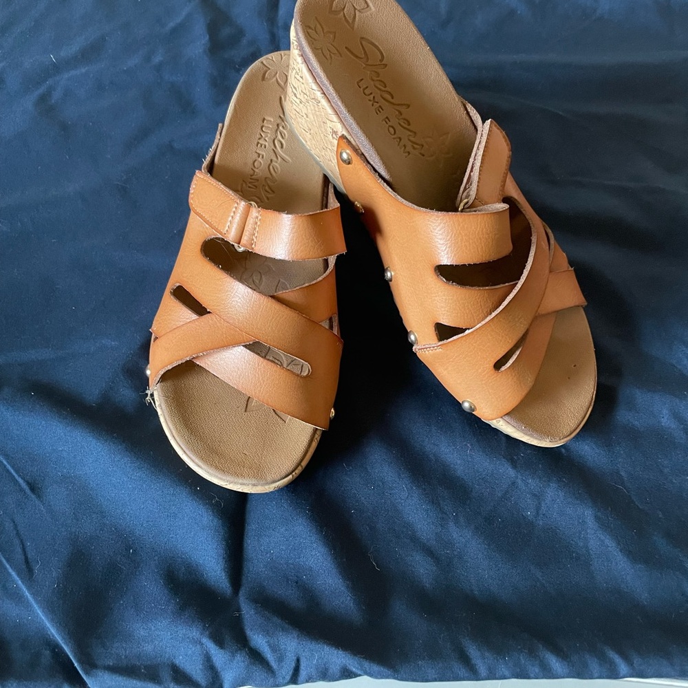 Skechers Cali Women's Beverlee D'Luxe Wedge Sandal